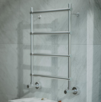 Полотенцесушитель водяной Margaroli Sole 4424704WCN 72x54 белый/хром