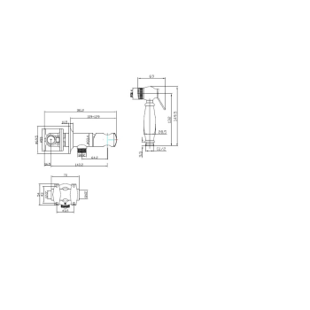 Душ гигиенический со смесителем Burlington цвет хром