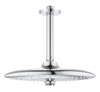 Верхний душ GROHE Euphoria 260 SmartControl с полочным душевым кронштейном 142 мм, хром 26460000