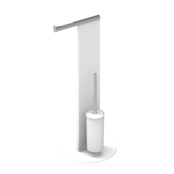 Стойка с туалетным ершиком и бумагодержателем Keuco Universal 4986510101