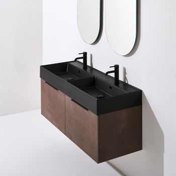 Тумба под раковину подвесная Simas Agile AG121D ROCCIA 120x 40 см коричневый