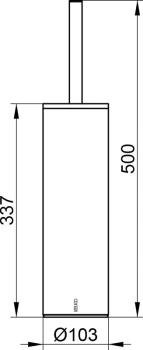 Ершик для унитаза Keuco Universal 16064019000 хром