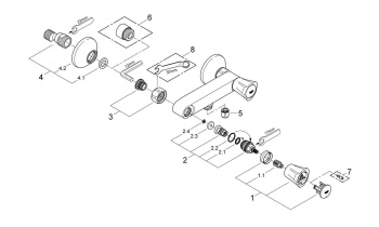 Смеситель для душа GROHE Costa L, хром 26330001