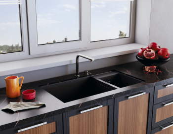 Смеситель для кухни Omoikiri Nara-S-LG светлое золото 4994485