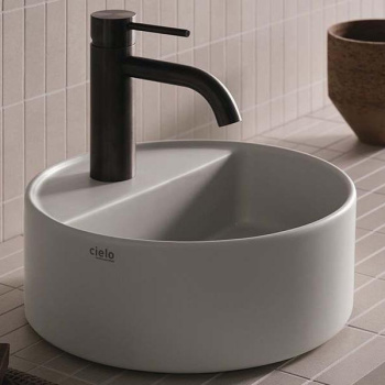 Раковина накладная Cielo Les Petites LPLATSF PM 28 см серый