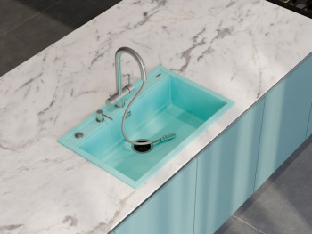 Мойка кухонная Omoikiri Kitagawa 79-LB-WG wind green 4993999