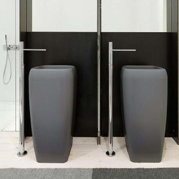 Раковина напольная Cielo Shui SHFREEC BR 40 см серый