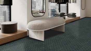 Керамогранит Aparici Illusion Turquoise Stamp Lappato 49.75x99.55 см 4-140-5