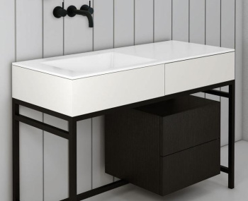 Раковина встраиваемая Cielo Milano MILASF 120 см белый