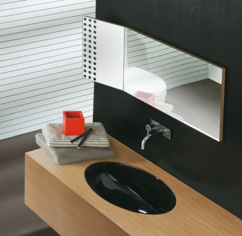 Раковина встраиваемая Simas LFT Spazio LFT 74 nero 66 см черный