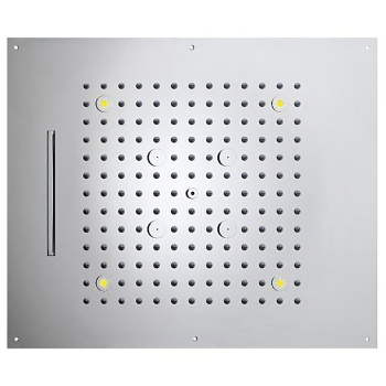 BOSSINI DREAM/3 Верхний душ 570 x 470 мм, 3 режима (дождь, каскад, туман), с 4 LED RGB, блок питания