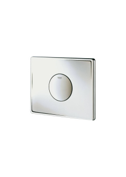 Панель смыва для унитаза GROHE Skate 1 режим смыва, хром 38573000