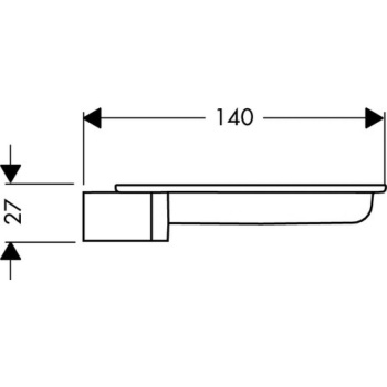 Мыльница hansgrohe Cassetta’S 28684000