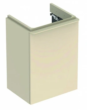 Тумба под раковину 45 см Geberit Smyle Square 500.351.JL.1 бежевый (петли слева)