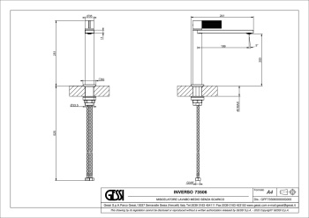 Смеситель для раковины Gessi 73506.708 медь