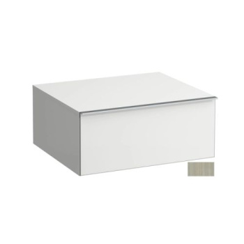 Тумба для ванной комнаты LAUFEN SPACE 4.1113.1.160.101.1 - светлый орех-101/ручка-алюминий 58.5*52*2