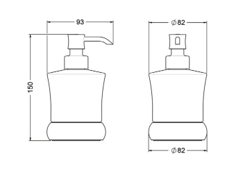 Дозатор Jorger Delphi 109.00.016.000 chrome