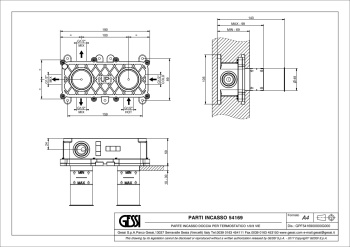 Скрытая часть смесителя Gessi Gessi316 54169.239 Steel Brushed