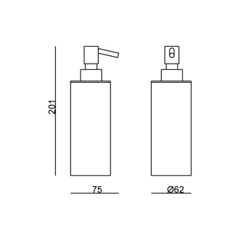 Настольный диспенсер Carimali IlTondo хром 99108-CR