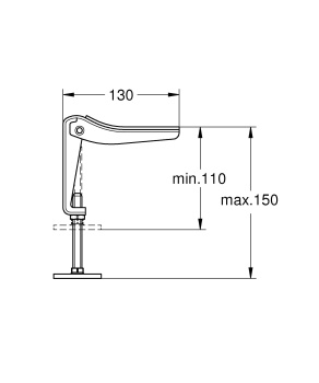 Ножки для встраиваемых ванн GROHE, 49115000