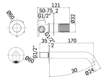 Смеситель для раковины Mamoli Tuttodunpezzo 471700000021 хром