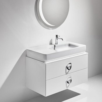 Тумба под раковину подвесная Simas Henges HEM02 bianco matt 100x52 см белый