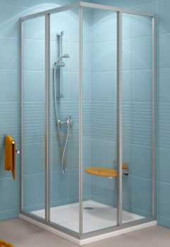 Душевой уголок Ravak Supernova SRV2-80S 14V4010241 белый+Раин