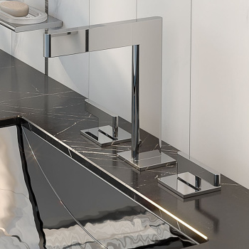 Смеситель для раковины THG Icon-x Metal &agrave; Manettes U7H-A02-151 хром