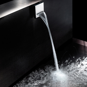 Bossini Bocca Cascata Излив для душа, латунь каскадная струя 1/2, цвет: хром E86908.030