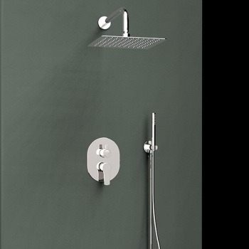 Смеситель для душа Ramonsoler Titanium встраиваемый с тропическим и ручным душем K1815022