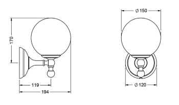 Бра Jorger Delphi 109.00.061.000 chrome