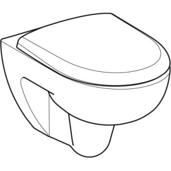 Подвесной унитаз Geberit Renova T54 500.801.00.1 rimfree (203050) с сиденьем