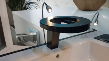 Сушилка для рук Nofer с краном и дозатором мыла 3 в 1 Concept 3 01901.N