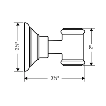Axor Montreux Держатель душа, цвет: полированное золото 16325990
