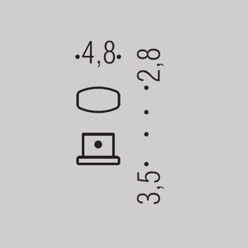 Крючок Colombo Trenta PT17 черный матовый BPT17.NM