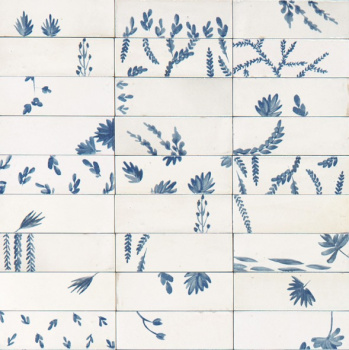 Керамогранит M96T Rice Bianco dec Leaf Lux 5x15