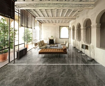 Керамогранит Caesar Anima Statuario Venato Quarter Round 1х30