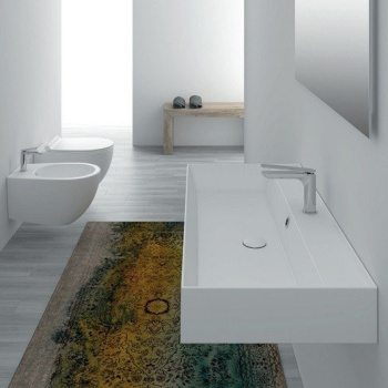 Раковина подвесная Simas Agile AG 81 bia 81 см белый