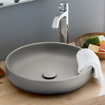 Раковина накладная Cielo Shui SHBA45 PM 45 см серый