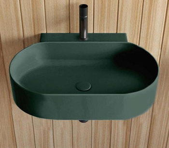 Раковина подвесная Cielo Mare MRLS50 MU 50 см зеленый
