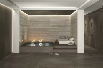 Керамогранит IRIS FMG Travertino Maxfine Travertino Lucido 150х150 L150288MF6