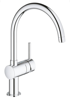 Смеситель для кухонной мойки GROHE Vento с C-образным изливом, хром 30427000
