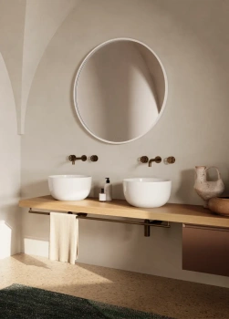 Раковина Ø42 h22 Catalano Sfera накладная Cemento satinato 0523420023