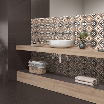 Керамогранит Motto Monotone Panther Decor Matt 20x20 см N100113