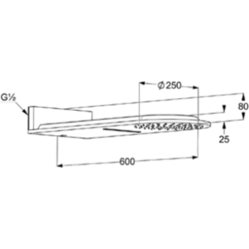 Верхний душ Kludi A-Qa 6488005-00