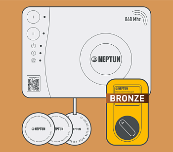 КОМПЛЕКТ NEPTUN SPECIAL EDITION | УМНЫЙ БЕСПРОВОДНОЙ 1/2 BRONZE (1 кран)