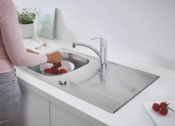Мойка и смеситель для мойки GROHE K200, нержавеющая сталь 31565SD1
