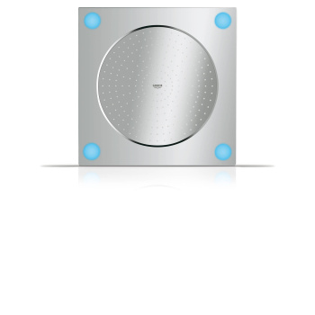 Верхний душ со встроенным источником света для систем GROHE F-digital deluxe, хром 27865000