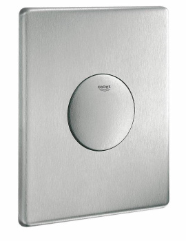 Панель смыва для унитаза GROHE Skate 1 режим смыва, нержавеющая сталь 38672SD0