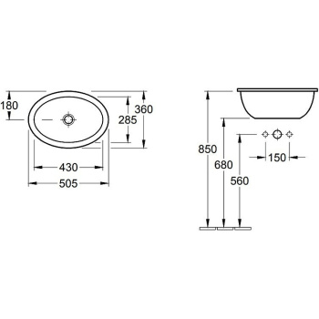 Раковина Villeroy&Boch Loop & Friends 61551001